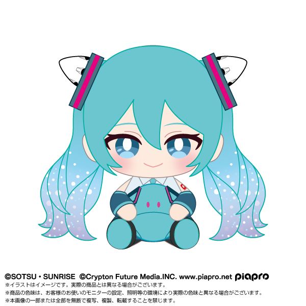 予約商品＞2025年11月発売予定【ガンダム45周年×初音ミク】ぬいぐるみ