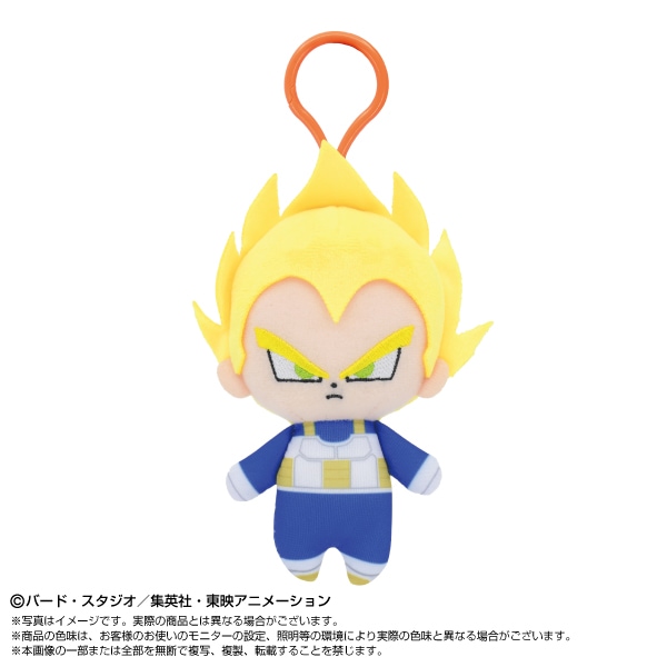 ドラゴンボールシリーズ】プラフックつきChibiぬいマスコット 超サイヤ