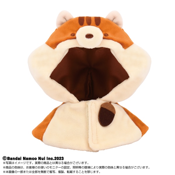 順次発送※【Chibiぬいのでこれーしょん】ポンチョ りす | Chibiぬい
