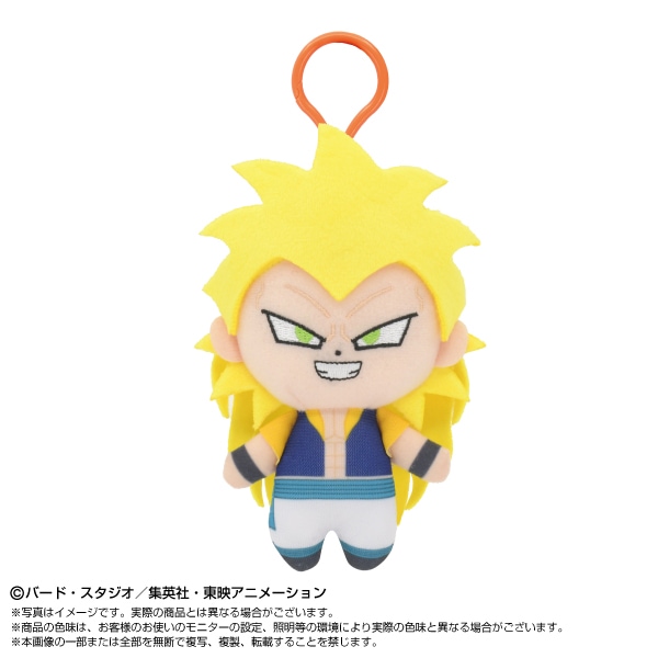 ドラゴンボールシリーズ】プラフックつきChibiぬいマスコット 超サイヤ