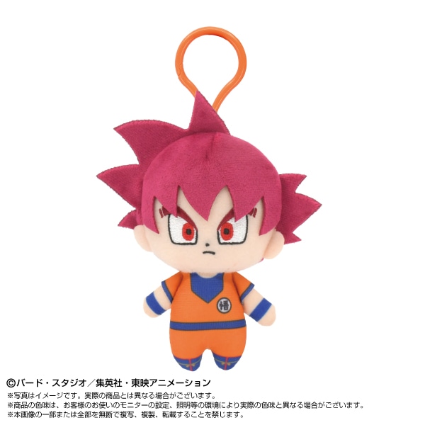 ドラゴンボールシリーズ】プラフックつきChibiぬいマスコット 超サイヤ