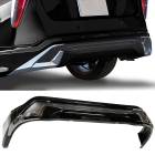 HELIOS ZVW50系 前期 プリウス リアスカート ブラック218+グレー1G3 塗分け 塗装品 ハーフスポイラー リアスポイラー 外装 カスタムパーツ エアロ トヨタ 50プリウス|トヨタ【T