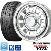 200系ハイエース スタッドレス タイヤ 4本セット デイトナ 16インチ オールメッキ ブリザック VRX 215/65R16 タイヤホイールセット|タイヤ・ホイールセット|タイヤ・ホイール