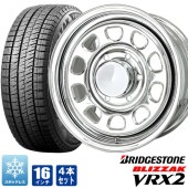 200系ハイエース スタッドレス タイヤ 4本セット デイトナ 16インチ オールメッキ ブリザック VRX2 215/65R16 タイヤホイールセット|タイヤ・ホイールセット|タイヤ・ホイール