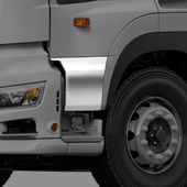 日野 17プロフィア メッキ サイドドアアンダーガーニッシュ 左右セット 貼り付けタイプ ステップアッパーパネル 外装 カスタムパーツ デコトラ|日野【HINO】|トラックパーツ・車種別