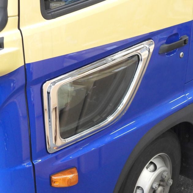 日野 17プロフィア メッキ ミラーカバー 7点セット ヒーター付 サイド