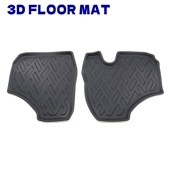 日産 NT100クリッパー DR16T AT車 3D フロアマット 前部座席 フロント 2点セット 防水 防汚 TPO素材 ゴム ブラック 2P 内装 カスタムパーツ|日産【NISSAN】|カーパーツ