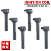 イグニッションコイル 6本 半年保証 純正同等品 30520-RS8-004 スパークプラグ ホンダ ライフ JC1 JC2  ホンダ アクティ HA8 HA9 等|エンジン系|自動車メンテナンス・補