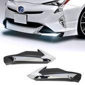 LEDタイプ用メッキガーニッシュのみ 左右セット HELIOS ZVW50系 プリウス 前期 リップスポイラー用 エアロ メッキ ガーニッシュ L/R 左右 セット リップスポイラー スカート|トヨタ
