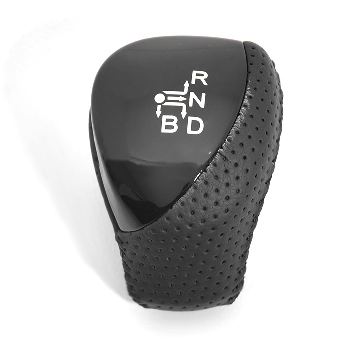 80系 ノア ヴォクシー シフトノブ パンチングレザー ピアノブラック