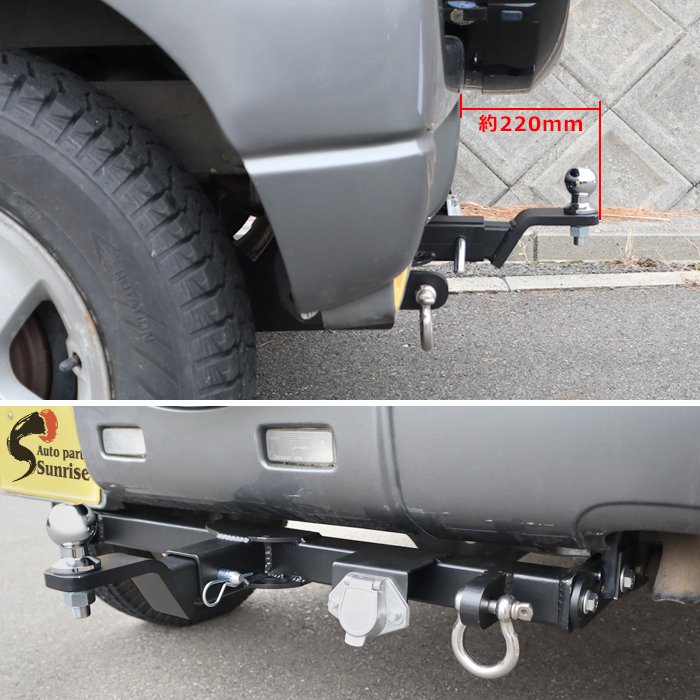 マツダ AZオフロード JM23W ヒッチメンバー 牽引クラスA（500kg以下）