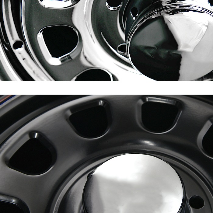 中古ホイール15x6.5 6穴PCD139.7デイトナ　ハイエース用4本セット 中古ホイール15x6.5 6穴PCD139.7デイトナハイエース用4本セット