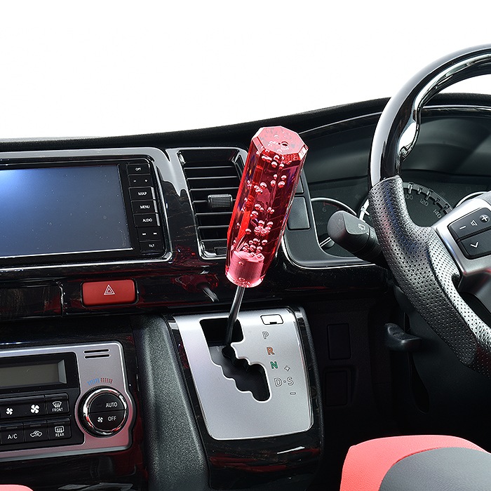 ハイエース　ドライバーシフトノブ　クリアブルー bill様専用ハイエース ドライバーシフトノブ クリアブルー