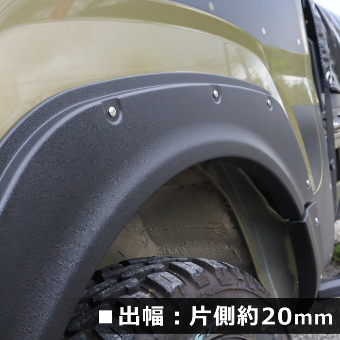 サンバートラック S500J S510J オーバーフェンダー 貼り付けタイプ