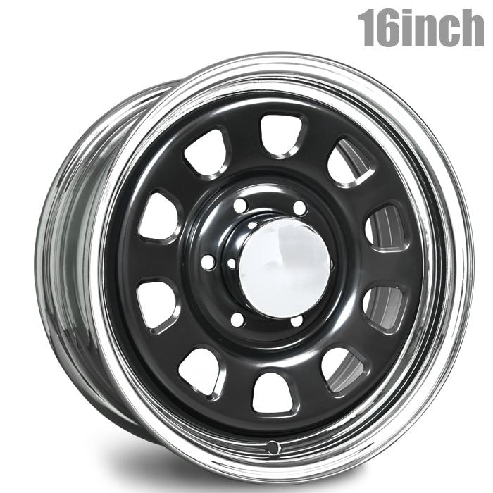 16インチ デイトナホイール 4本セット 【16×6.5J+38 6H PCD139.7