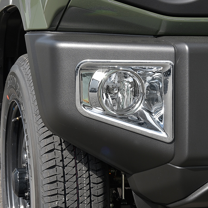 JB64 新型 ジムニー フルカバー タイプ メッキ フォグ ランプ カバー fujicorporation2013_fj4966