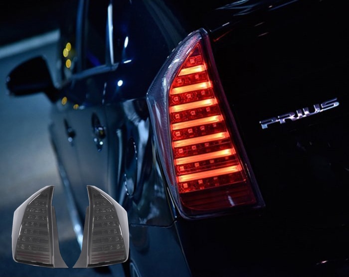 ZVW30系 プリウス フルLEDファイバー テールランプ 【左右セット