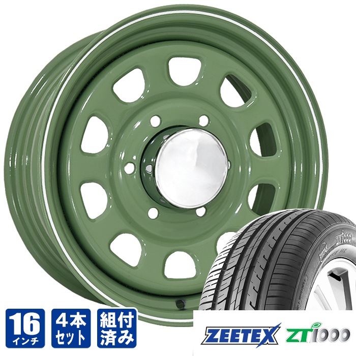 デイトナ 16インチ アーミーグリーン ZEETEX ZT1000 215/65R16 98V 200 