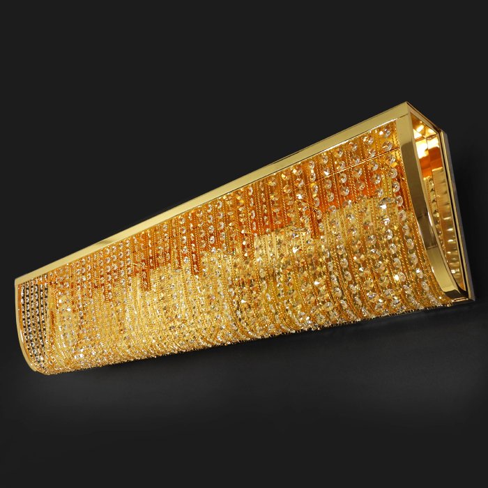 シャンデリア 壁掛け ナイアガラ A02 1200mm 12V / 24V フル ゴールド