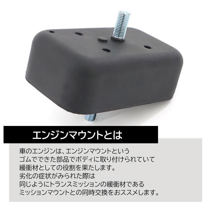ジムニー JB23W フロント エンジンマウント 11610-81AA0 互換品 1個