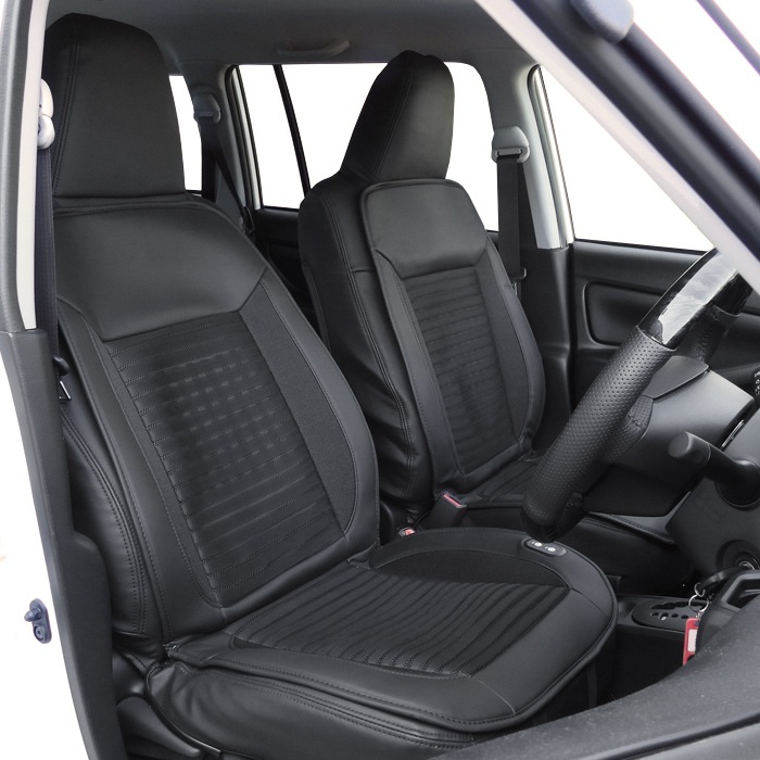 汎用 シートヒーター & ベンチレーション 3D シートカバー 左右セット