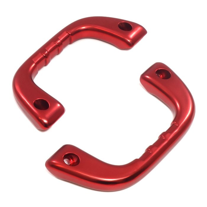 タウンエースバン 400系 アルミ アシストグリップ レッド 運転席 助手