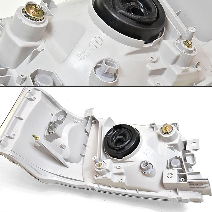 200系ハイエース 1型 2型 オール クリスタル ヘッドライト 左右セット