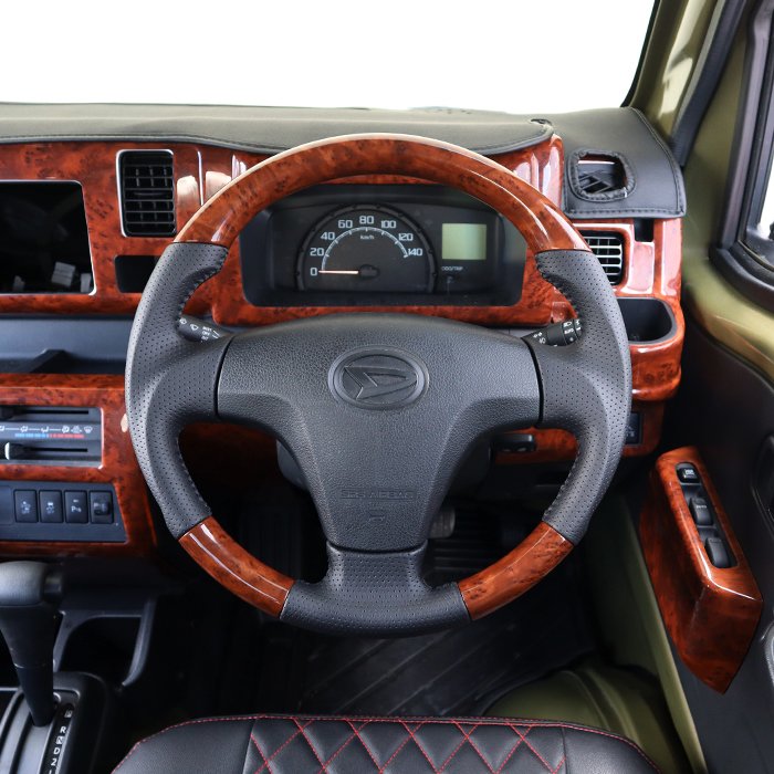 サンバー トラック S500J S510J 前期 インテリア2点セット 茶木目