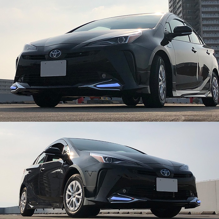 ZVW50系 プリウス 後期 エアロ フルセット LED フロント リップ