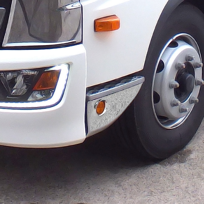 HINO 17レンジャー 純正メッキステップスカート 日野自動車 日野 17 レンジャー メッキ ステップスカート HIGHタイプ