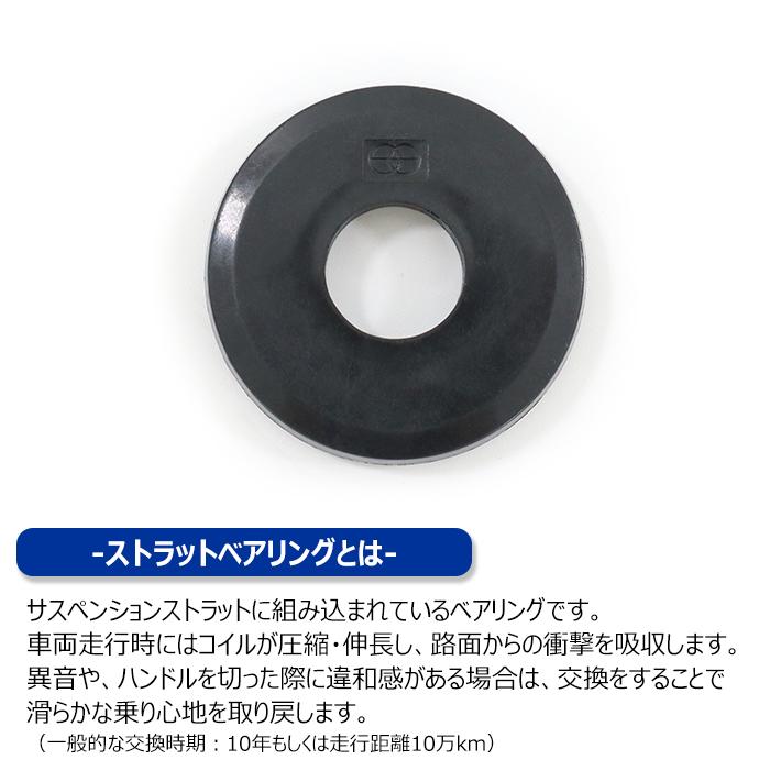 フロント ストラットサポートラバー & ストラット ベアリング