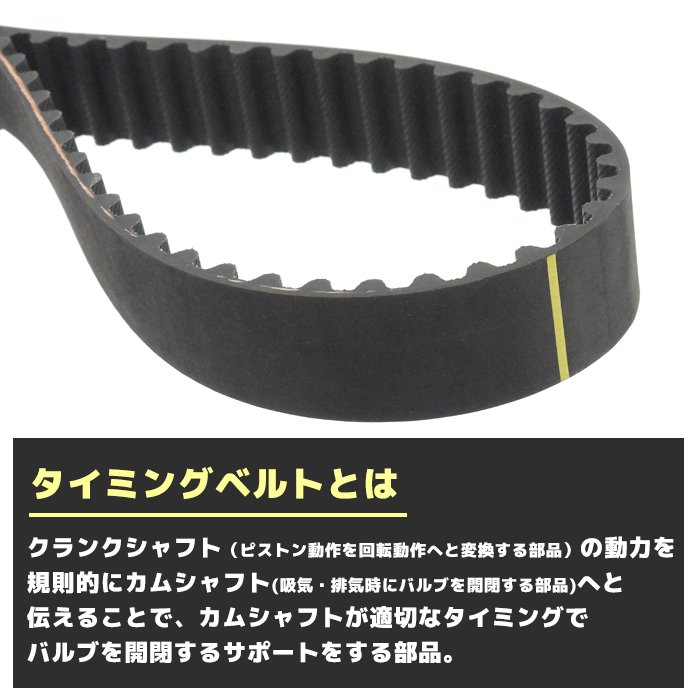 200系ハイエース レジアスエース ゴム製 タイミングベルト 互換品