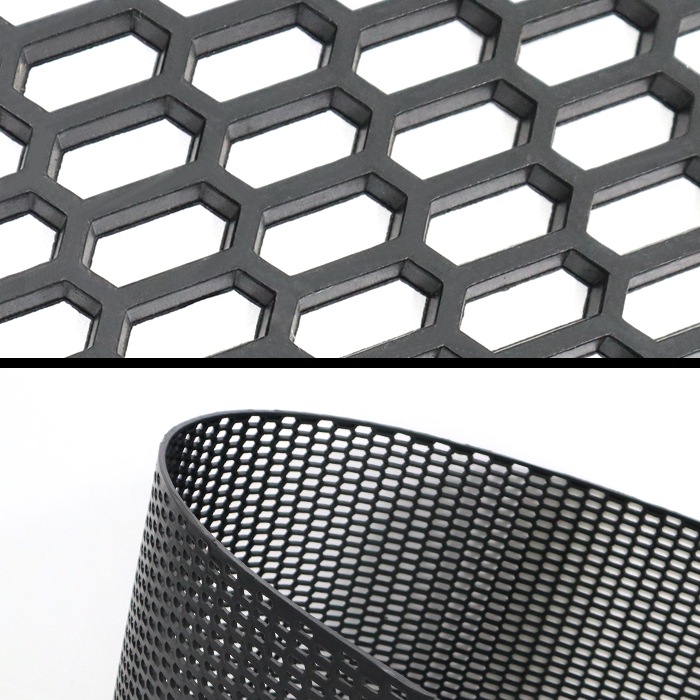 汎用 ハニカム ファイン メッシュ グリル ネット ABS製 約1190mm×約