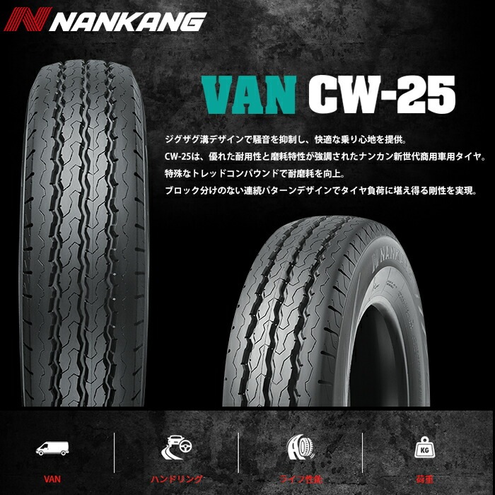 デイトナ 15インチ ブラック クロームリム ナンカン CW-25 195 80R15