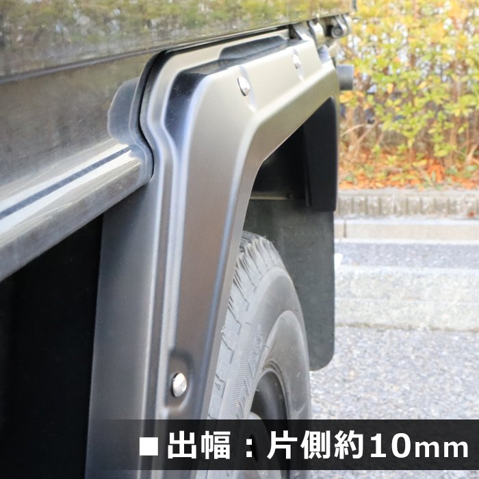 ミニキャブトラック DS16T オーバーフェンダー 貼り付けタイプ マット