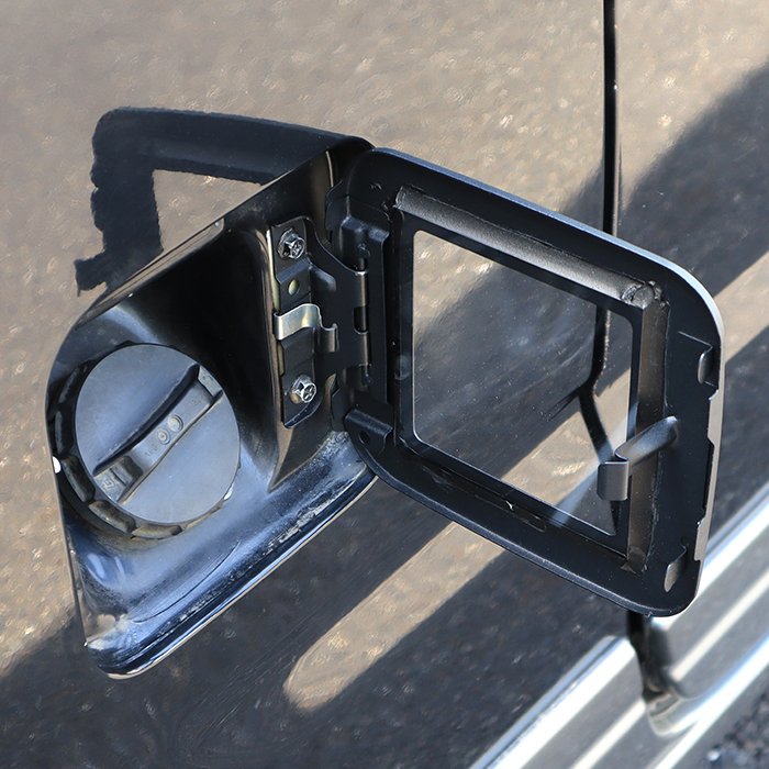 AZオフロード JM23W クリア フューエルリッドカバー ブラック