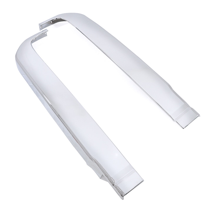 いすゞ 07エルフ ハイキャブ メッキ リアサイドピラーカバー 被せ