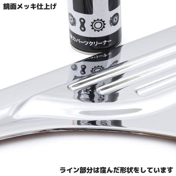 いすゞ 07エルフ PMエルフ メッキ ドア ガーニッシュ パネル Ver.2