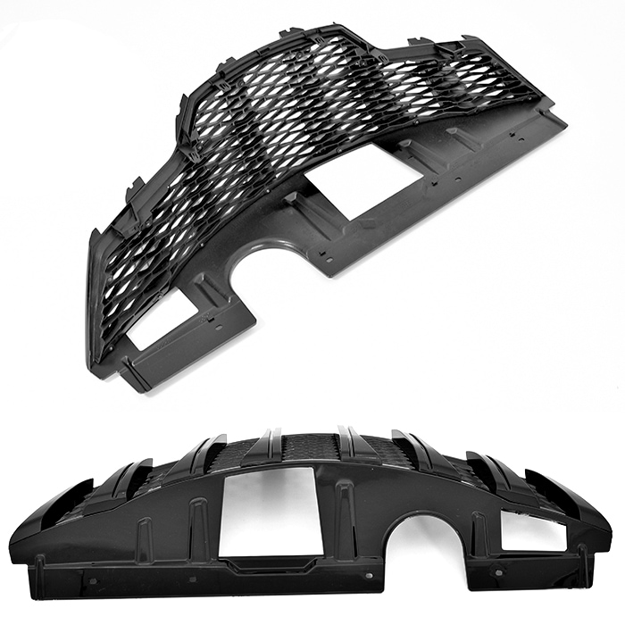 日産 エクストレイル T32 フロント グリル ブラック マーク着脱