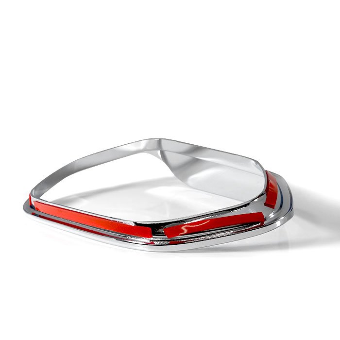 トヨタ カムリ 70系 ドアミラーバイザー 左右セット メッキ サイド  