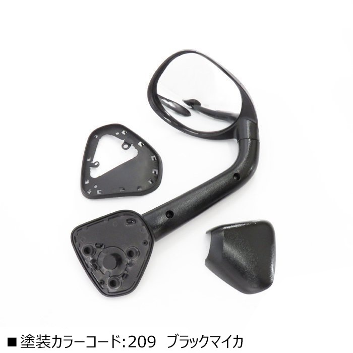 ハイエース200系 純正ガッツミラー美品ベース　ボディ同色塗装070等 hycompany_gutsmirror-hiace200