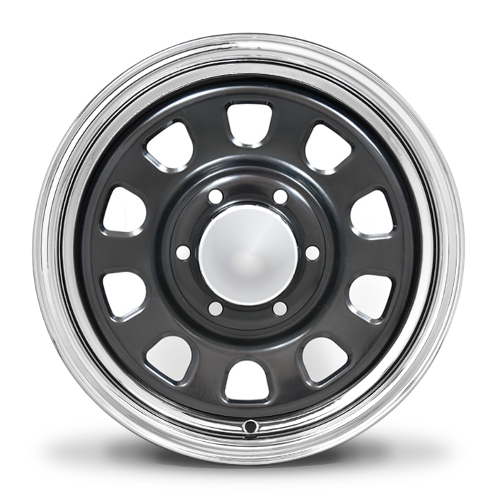 デイトナ 16インチ ブラック クロームリム ファルケンW11 215/65R16C