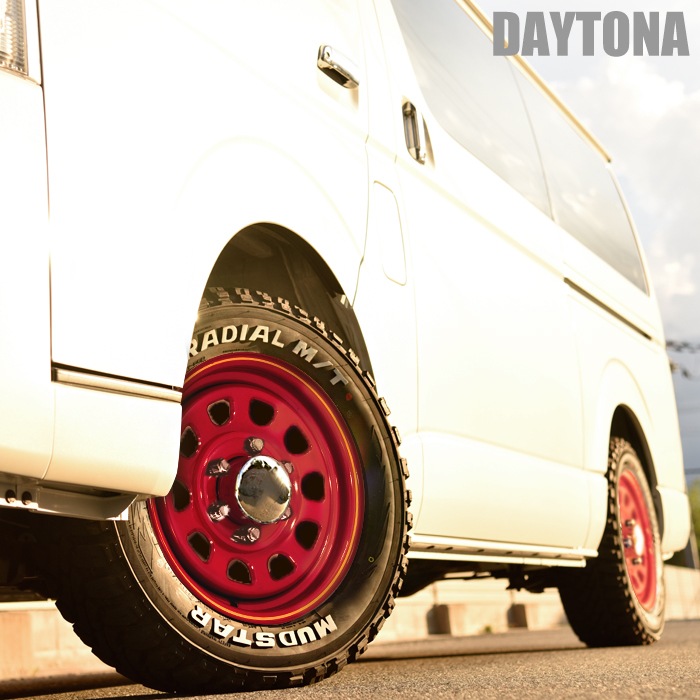 デイトナ 16インチ レッド MUDSTAR 215/65R16 RADIAL M/T