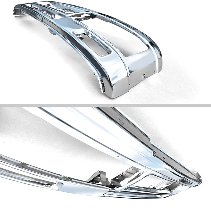 ★1点限りの大特価★ いすゞ純正　フロントバンパーアッパーメッキカバー 楽天市場】いすゞ 初代 ギガ 純正 タイプ メッキ フロント バンパー