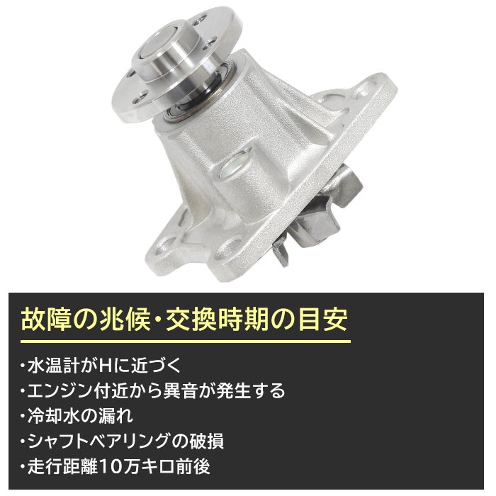 ピクシスエポック LA300A LA310A ウォーターポンプ ガスケット付 互換