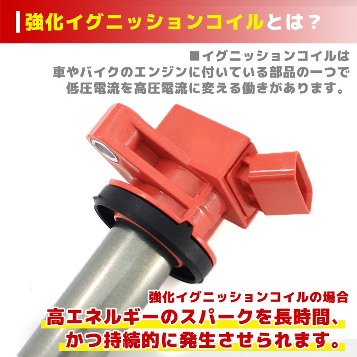 スパークプラグコイル 3個セット 19500-B2051 安心の6ヶ月保証 ダイハツ ミライース LA300S イグニッション