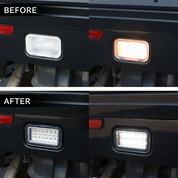 キャリイトラック DA63T 高輝度12灯 LED バックランプ ユニット クリア