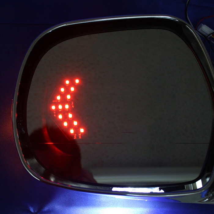 200系ハイエース LEDウィンカー ドアミラー 左右セット 070 ホワイト