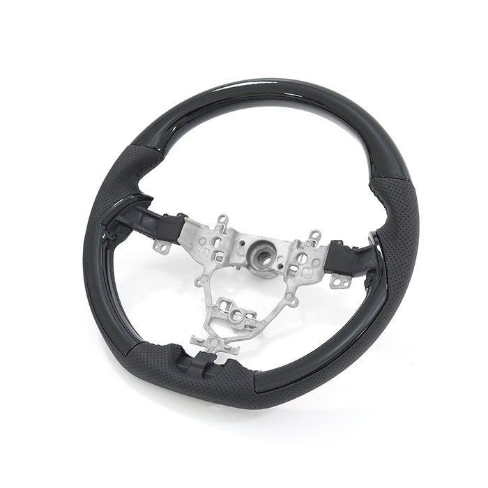 ジムニー JB64W JB74W ガングリップステアリング ピアノブラック×PVC