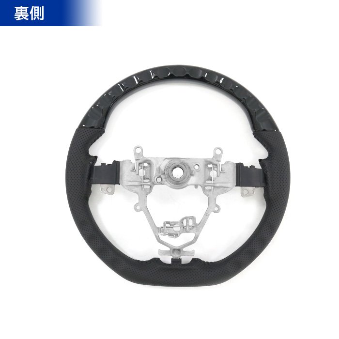 ジムニー JB64W JB74W ガングリップステアリング ピアノブラック×PVC